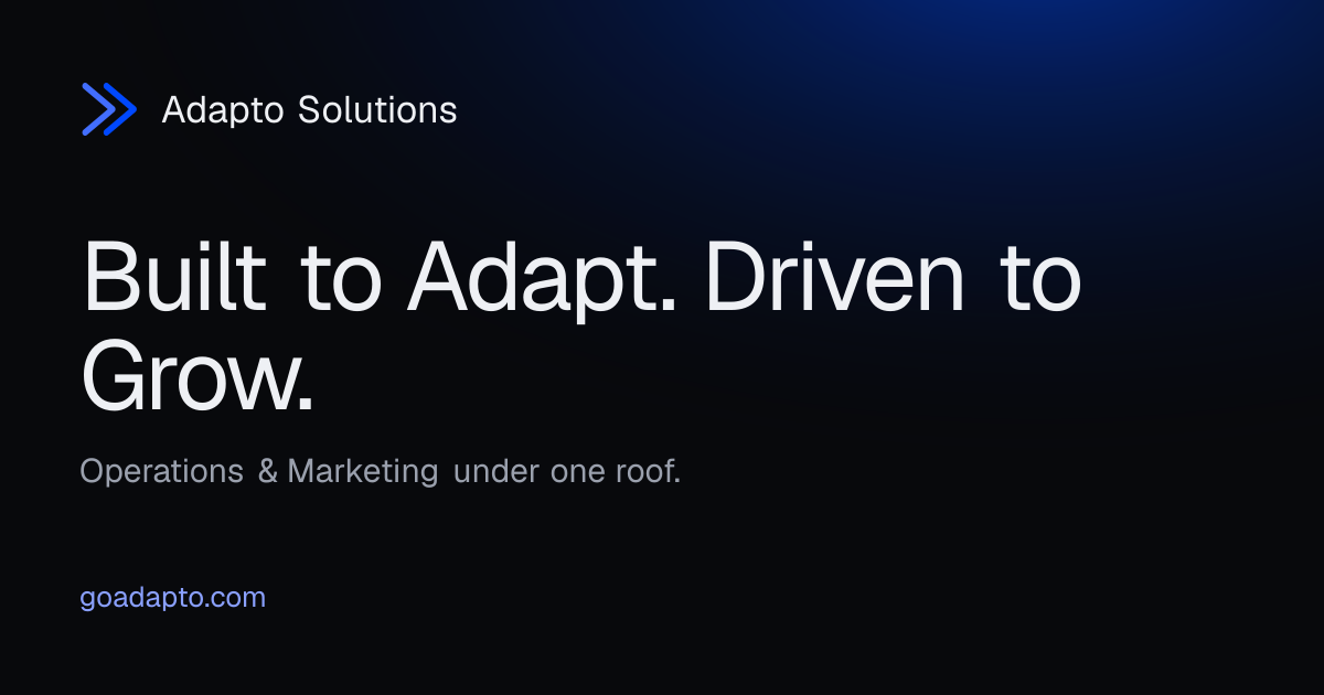 Adapto Solutions | Operational Management Consulting in Pittsburgh